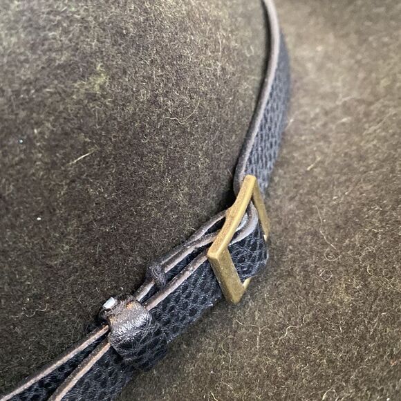 Gap Wool Moss Green Fedora Hat M.L - Picture 2 of 5